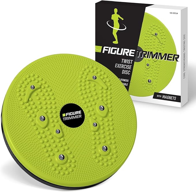 Daiwa Felicity Figure Trimmer Ab Twister Board - Waist Twister Machine for Core & Abs Exercise - Waist Twisting Fitness Tool, Dizzy Disc Twist Board for Slimming Workout & Reflexology