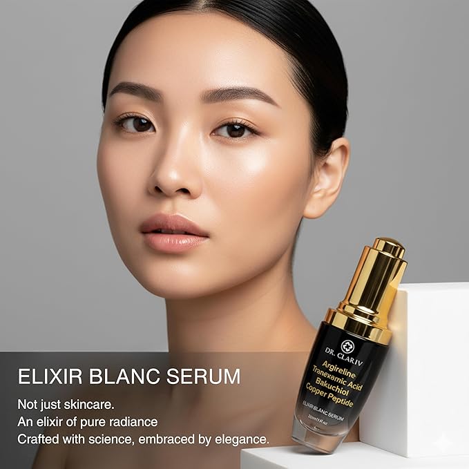 Argireline + Copper Peptides (GHK-Cu) Serum For Face – Anti Wrinkle Firming Serum with Tranexamic Acid and Bakuchiol, GHK-Cu Peptide – Anti Aging Skincare for Face– 1 Fl Oz