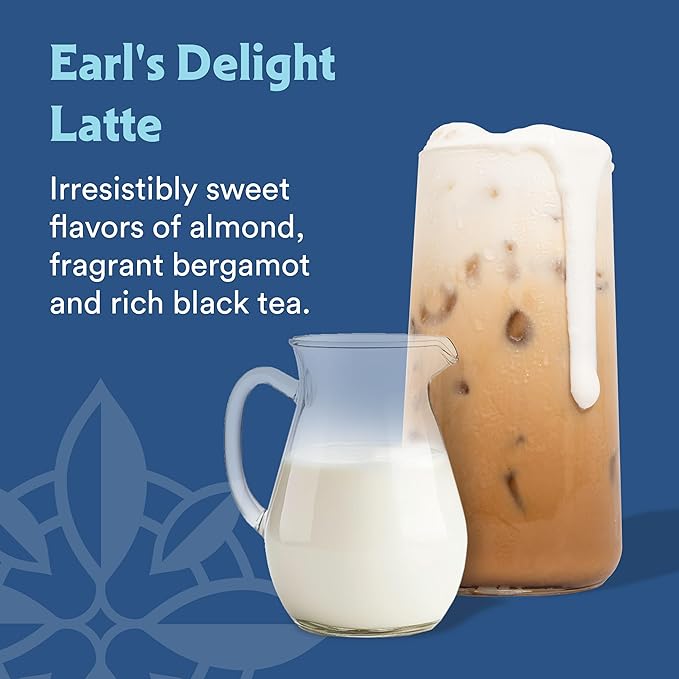 STASH Earl's Delight Latte - Dairy Free Plant Based Black Tea Concentrate - Caffeinated - 32 fl oz, 5 Servings (Pack of 6)