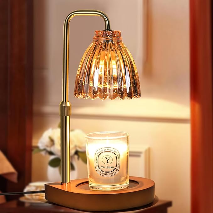 Candle Warmer Lamp with Timer Dimmer Adjustable Height for All Size Jar Candles, Electric Candle Warmer for Wax Melts for Mother in Law Gifts,Birthday Gifts & Home Decor Gifts for Women