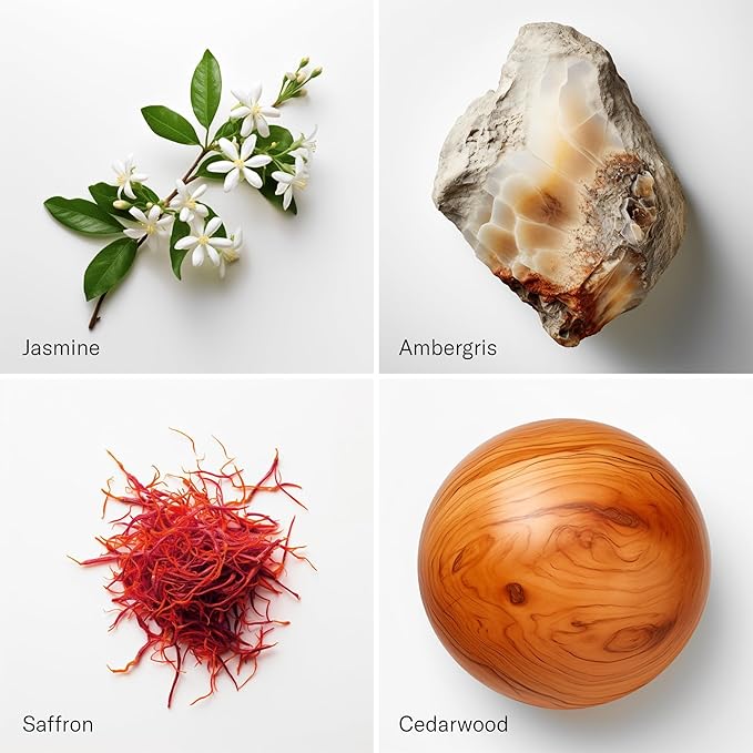 AromaTech Santal & Love Affair Set | Aroma Diffuser Essential Oils Blend of Santal Cardamom, Papyrus, Musk | Love Affair Jasmin, Saffron, Cedar, Ambergris - 10 Milliliter