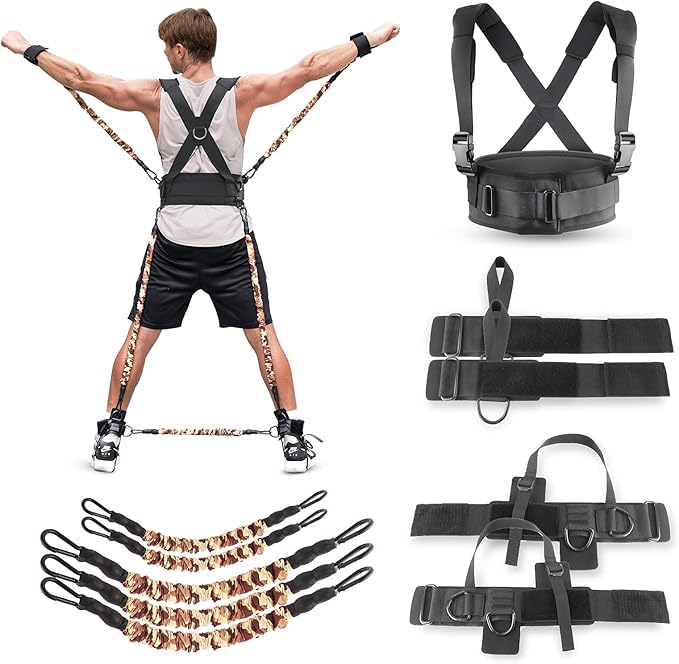 YNXing Speed Strength and Agility Resistance Bands