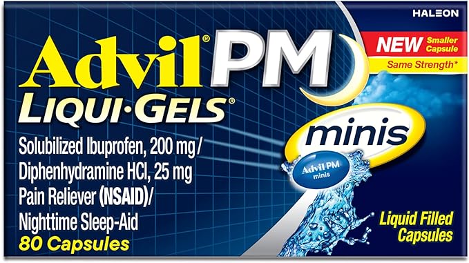 Advil PM Liqui-Gels Minis, 80 Liquid Filled Capsules