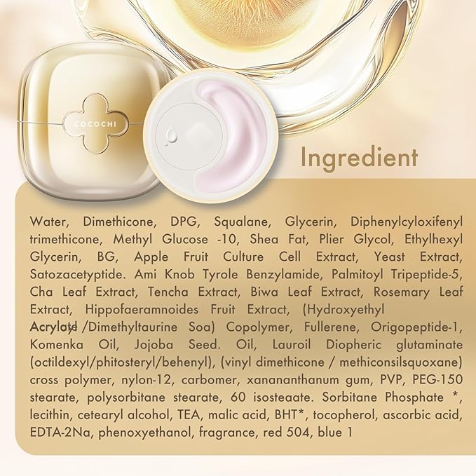 COCOCHI Facial Mask for Dry Skin & Fine Line, Hydrating Cream Face Mask by Peptide, Collagen & Stem Cell for Skin Firming, Face Masks for Women from Japan, Paraben Free, AG Ultimate Cream Mask, 3.8 Oz