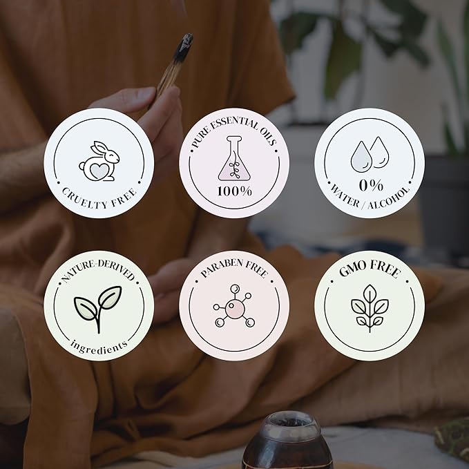 Santal Essential Oils for Diffusers for Home, Nature-derived Sandalwood Essential Oils, Long-Lasting & Family-Friendly Diffuser Oils Scents, IFRA Certified, Cold Air & Ultrasonic - 4 oz