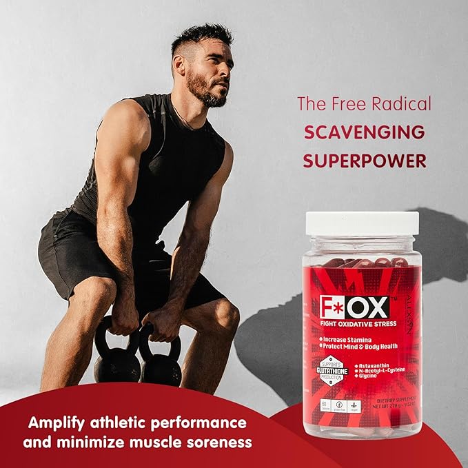 Mega-Potent Antioxidant Supplement - Fight Oxidative Stress and Boost Vitality - Vegan & Gluten-Free - 60 Capsules - Supports Body's detoxification Process