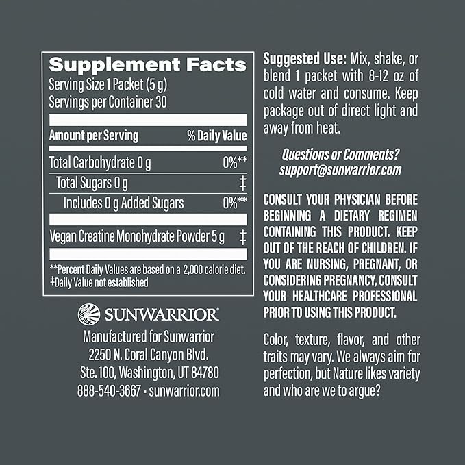 Creatine Monohydrate Powder Micronized PreWorkout Recovery Supplement | Support Muscle Building Strength Training Cognition | Vegan & Keto Friendly Easily Mixes Pop Box 30 Servings, Unflavored 5g each