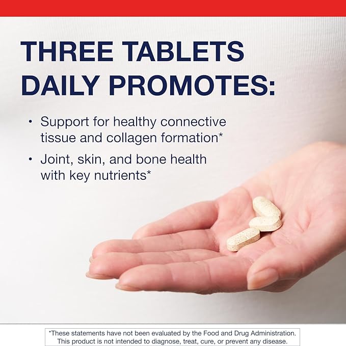 Metagenics Collagenics Nutritional Supplement Support for Connective Tissue and Collagen Tablet - 180 Count