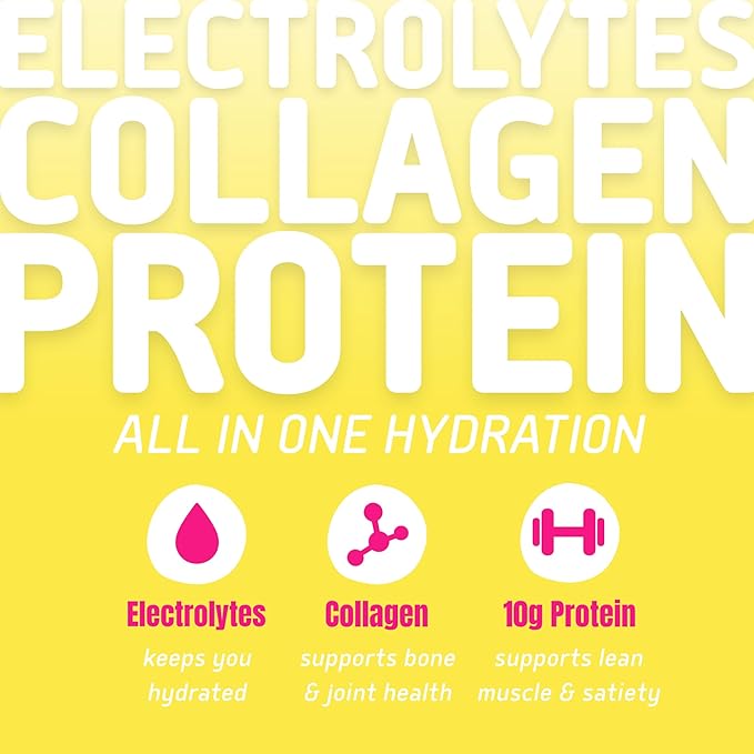 NEOTEIN: Electrolyte Powder Packets, Protein Powder with 10g Protein & Collagen | Hydration Packets - Zero Sugar, NO Fillers, NO Carbs | Lemon Lime | 45 Calories | Keto & Paleo | Pack of 15