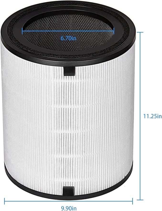 for LEVOIT LV-H133 Air Purifier Replacement Filter Set -True and Activated Carbon Filters -Compatible with Tablenco LV-H133-RF Filter Set for 3-in-1 LV-H133 Air Purifier