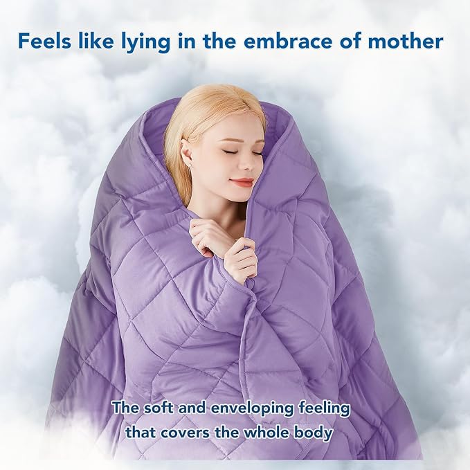 Topcee Weighted Blanket (25lbs 88"x104" Cal King Size) Soft Cooling Heavy Blanket Sleeping, Apply to 240-260 lbs Body, Thick Breathable Blanket with Glass Bead, Easy Care