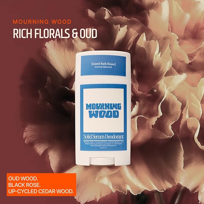 Aluminum Free Deodorant | Extra Strength 72 Hour Protection for Women & Men | With Natural Extracts, Skincare & Antimicrobial Enzymes (Oud, Black Rose, Cedar Wood)