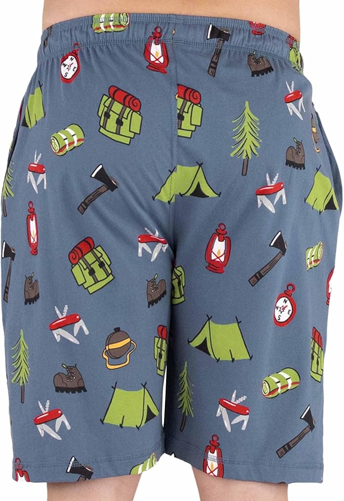 Lazy One Pajama Shorts for Men, Men's Pajama Bottoms, Sleepwear