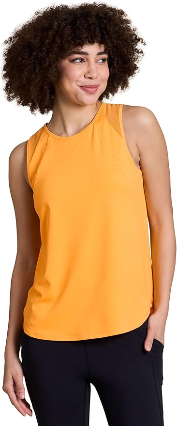 RBX Active Women's Workout Top with Breathable Mesh Panels, Quick Drying Gym Running Tank Top with Plus Sizes