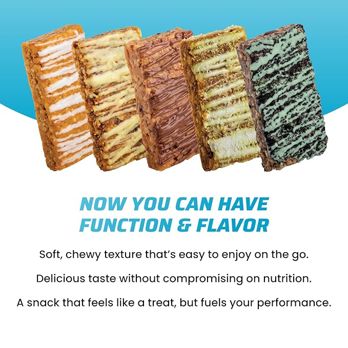 JiMMYBAR! - Immune! Orange Citrus Blast Protein Bars - 9g Protein Bar - 12 Count - 58g of Real Food - 300% of Daily Vitamin C - Chewy & Soft Meal Replacement Bar - Hand Drizzled Topping