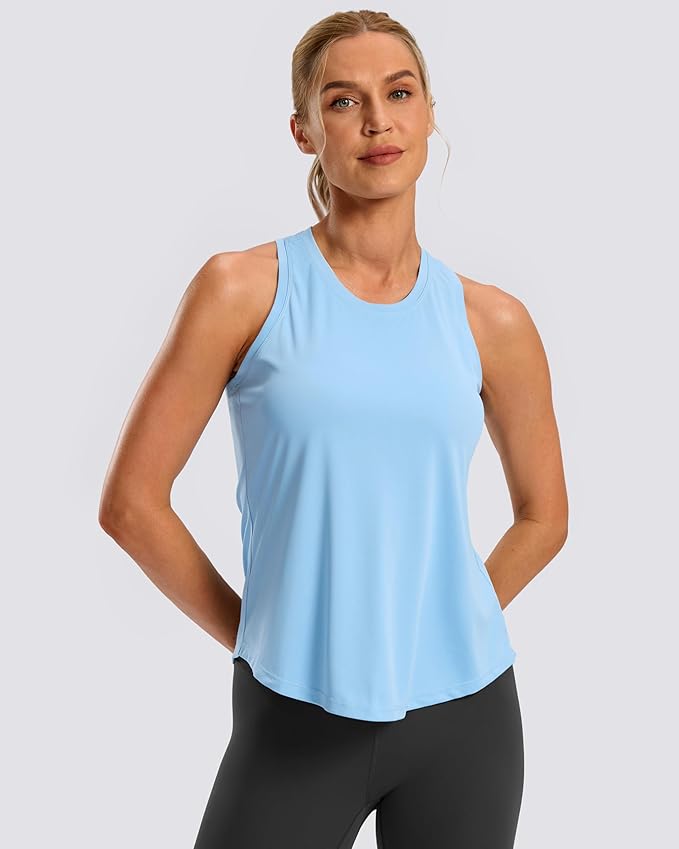 G Gradual Women's Workout Tank Tops Racerback Athletic Yoga Tops Loose Fit Sleeveless Running Gym Sports Shirts for Women