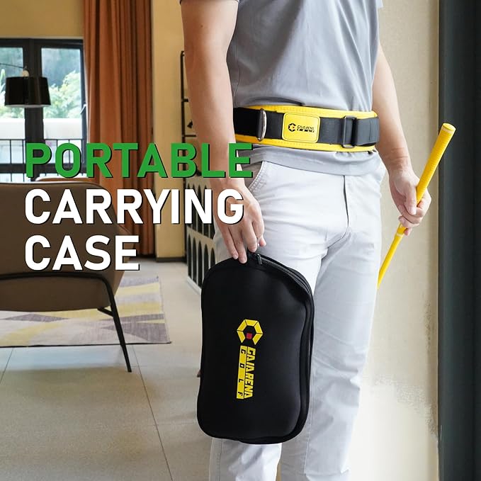 GAIARENA Golf Core Strength Trainer Swing Power Training, Golfing Exercise Resistance Bands, Indoor Gym Exerciser Golf Fitness Equipment to Improve Speed Strength Flexibility Rotation Swing Posture