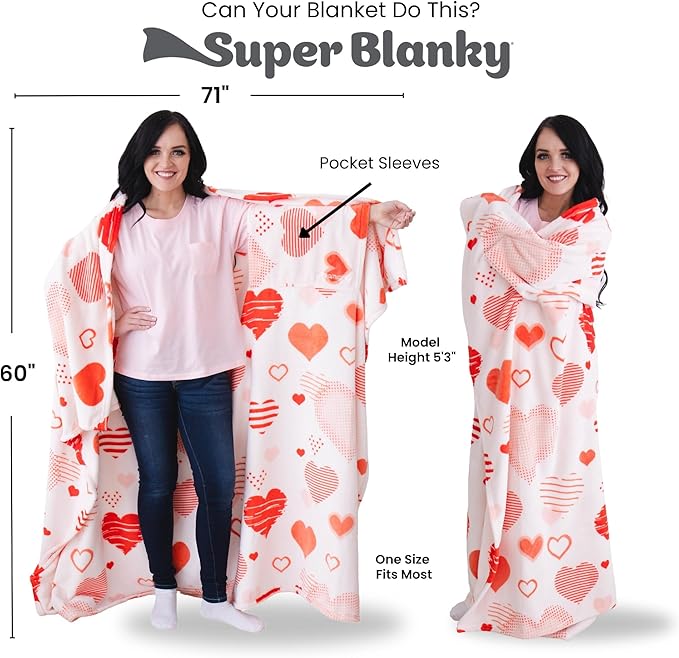 Wearable Blankets for Women, Adult Wearable Blanket Men, Top Christmas Gifts for Women, Wife Birthday Gift Ideas