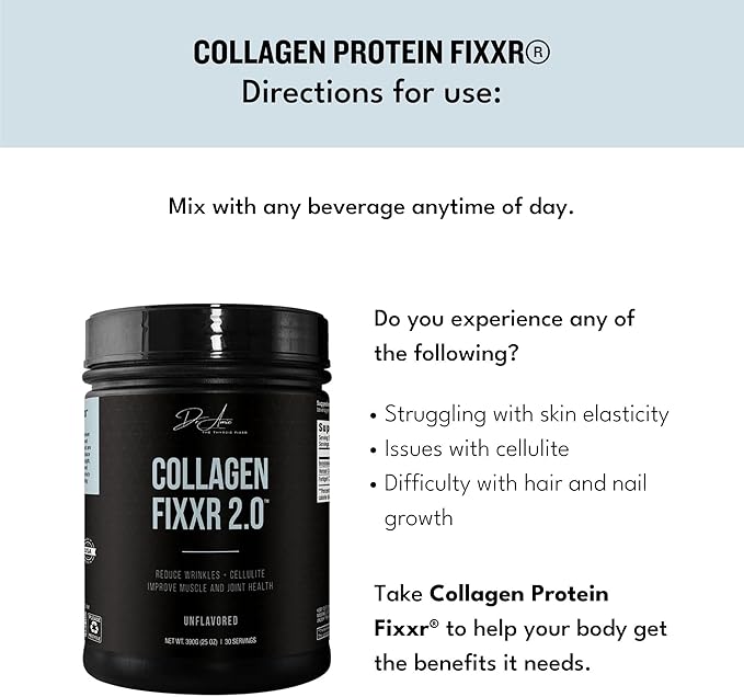 Collagen 2.0 by Dr. Amie | with 3 Bioactive Collagen Peptides | Unflavored | 30 Servings