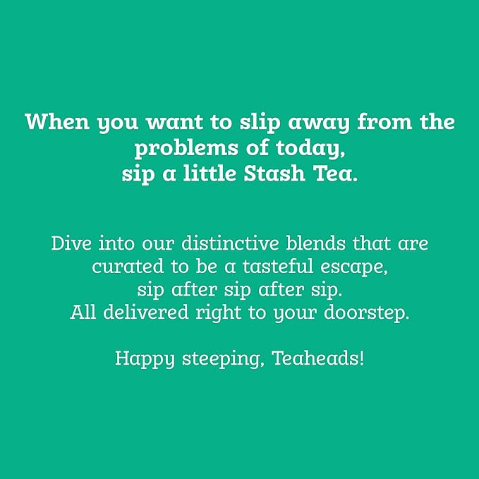 Stash Tea Chamomile Herbal Tea, Box of 100 Tea Bags