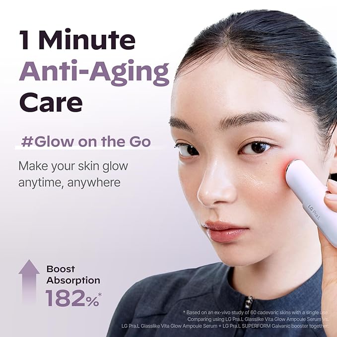 Superform Galvanic Booster, 1min booster for ageless, anti-aging and firming pocket booster, glow on the go