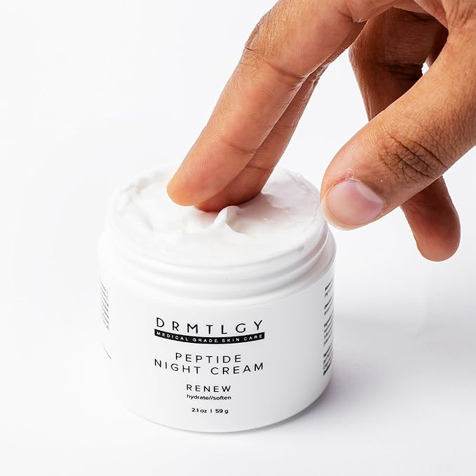 DRMTLGY Hydrated Skin Duo: Needle-less Serum & Peptide Night Cream