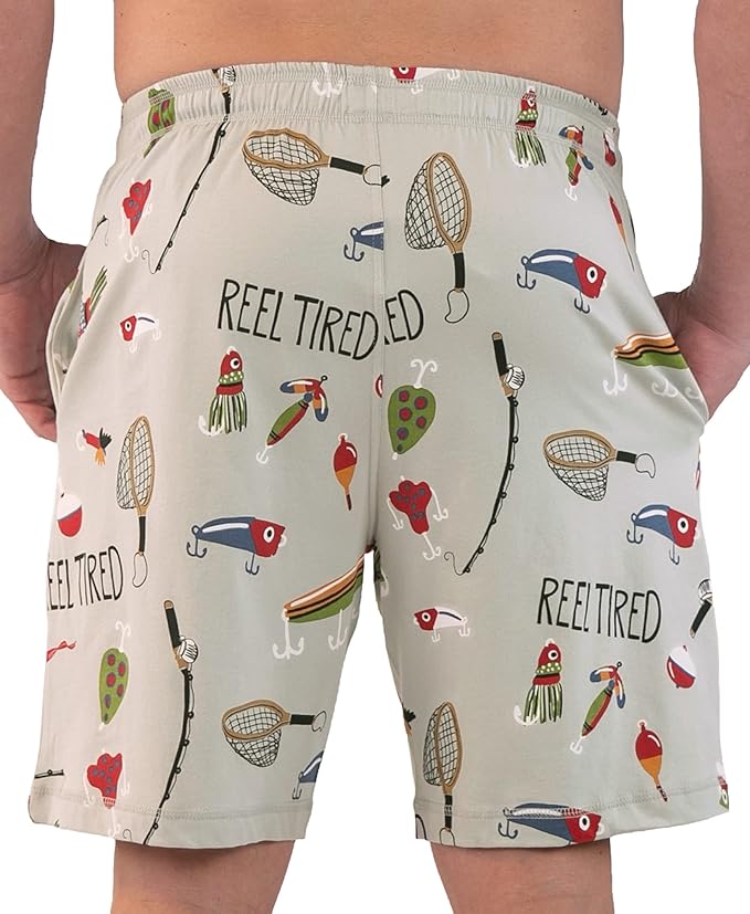 Lazy One Pajama Shorts for Men, Men's Pajama Bottoms, Sleepwear