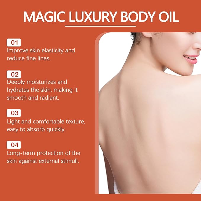 Magic Body Firming Oil, Deep Hydration & Anti-Wrinkle, Boosts Skin Elasticity, Lightweight Fast-Absorbing, Non-Greasy Formula for Glowing Skin – All Skin Types (2)