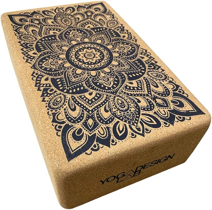 YOGA DESIGN LAB | The Cork Block | Eco Friendly Luxury | Superior Grip and Strength | Natural