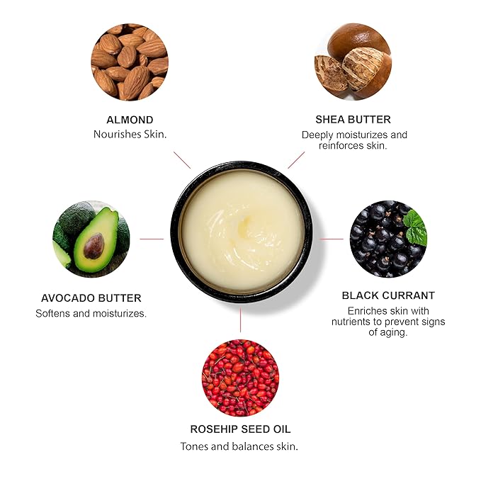 100% PURE Intensive Nourishing Balm Face & Body Cream Moisturizer Luxuriously Thick Replenishment Powerful Hydration & Dry Skin Care - Vegan - 1.7oz