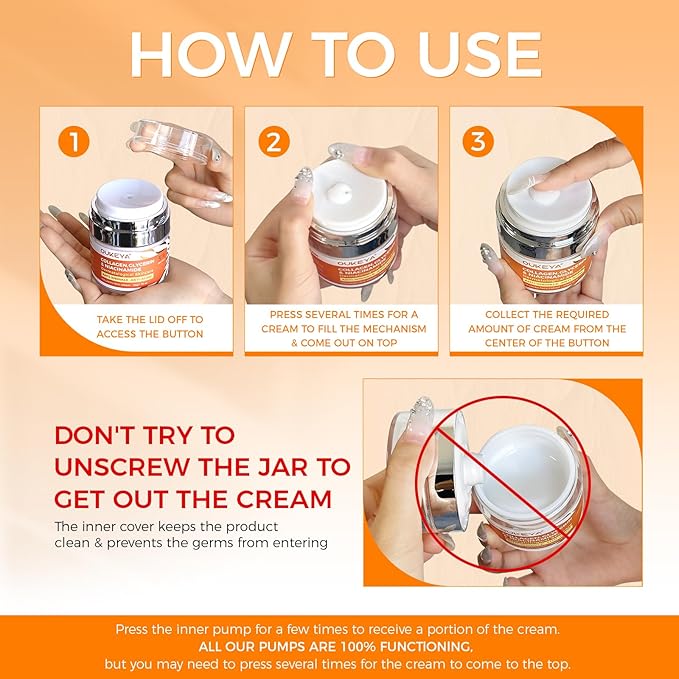 OUKEYA Collagen, Retinol & Hyaluronic Acid Cream - Anti-Aging Face Moisturizer for Face, Neck & Décolleté, Daily Moisturizer Face Cream - 1.7 fl.oz with 5% Hyaluronic Acid Niacinamide