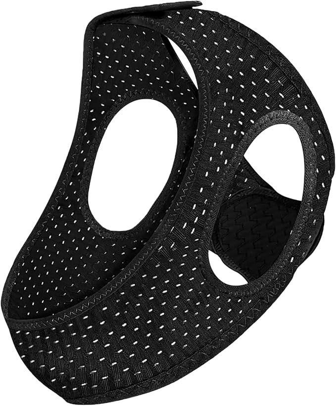2 Pack Anti Snore Chin Strap for Sleeping, Jaw Tape Mouth Snoring Sleep Devices Stopper Cpap Users Breathing Head Mouthpiece Solution to Keep Closed Mandibular Advancement Reducing Men Women Aids