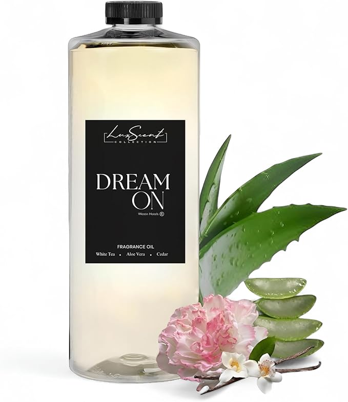 Dream On Aroma Diffuser Oil 1200ML - Waterless Essential Oil for diffusers - Luxury Hotel Inspired Fragrance - Aroma Oil for Aromatherapy - Fits in Any Diffuser (Dream On)
