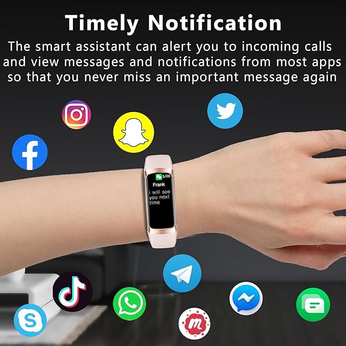 Fitness Tracker with 24/7 Heart Rate Blood Oxygen Sleep Monitor,Activity Tracker with 1.1" AMOLED Touch Color Screen, Multiple Sport Modes Step Counter,IP68 Waterproof for Women Men