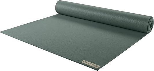 JadeYoga Harmony Yoga Mat - Durable & Thick Gym Fitness Mat, Non-Slip Natural Rubber Yoga Mat - Home Exercise & Stretching Mat, Workout Mat - Yoga, Pilates & Meditation for Women & Men