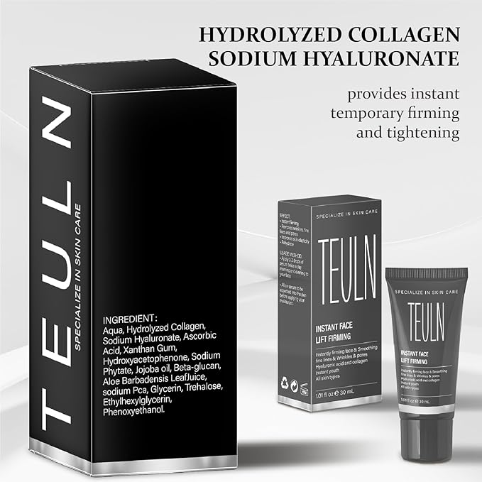 Instant Face Lift Cream,Instant Face Tightener, Smoothing Fine Lines, Wrinkles and Pores,face tightening and lifting