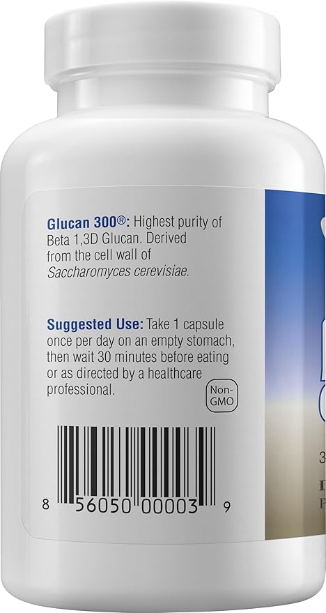 Transfer Point Immune Support Supplement Highly Purified Beta Glucan 500 mg per Capsule (b-glucan Fiber) (Pack of 1)
