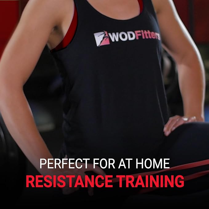 WODFitters Pull Up Assistance Band for Stretching, Mobility Workouts, Warm Up, Recovery, Powerlifting, Home Fitness and Exercise…