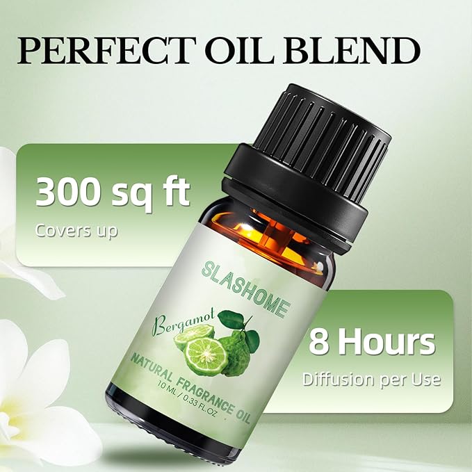 Fresh Essential Oils Set – 8 Pcs Uplifting Aromatherapy Oils for Diffuser | Purifying Scents for Home,Fragrance Oil for Candle, Aromatherapy Gift Set | Lemon, Peppermint, Rosemary, Eucalyptus & More