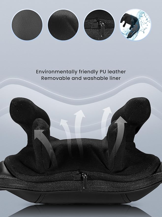 Cordless Shiatsu Neck Back Massager with Soothing Heat, USB C Rechargeable Deep Tissue 6D Kneading Electric Massage for Muscle Pain Relief, Lightweight and Hand-Free for Home, Office, and Car Use