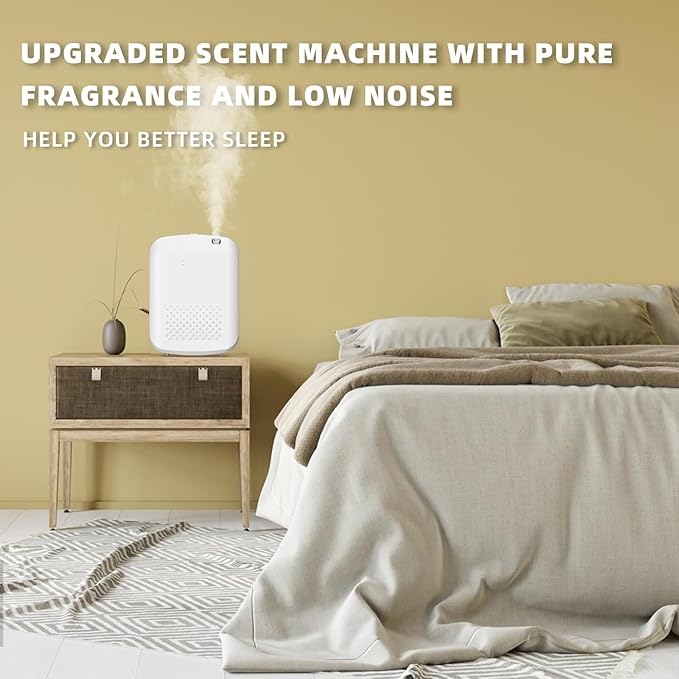 Smart Scent Air Machine for Home, Bluetooth Hotel Collection Diffuser with Smart Cold Air Tech, 1500 Sq. Ft Coverage Cold Air Diffusers Aromatherapy Diffuser for Home, Hotel, Office, Spa
