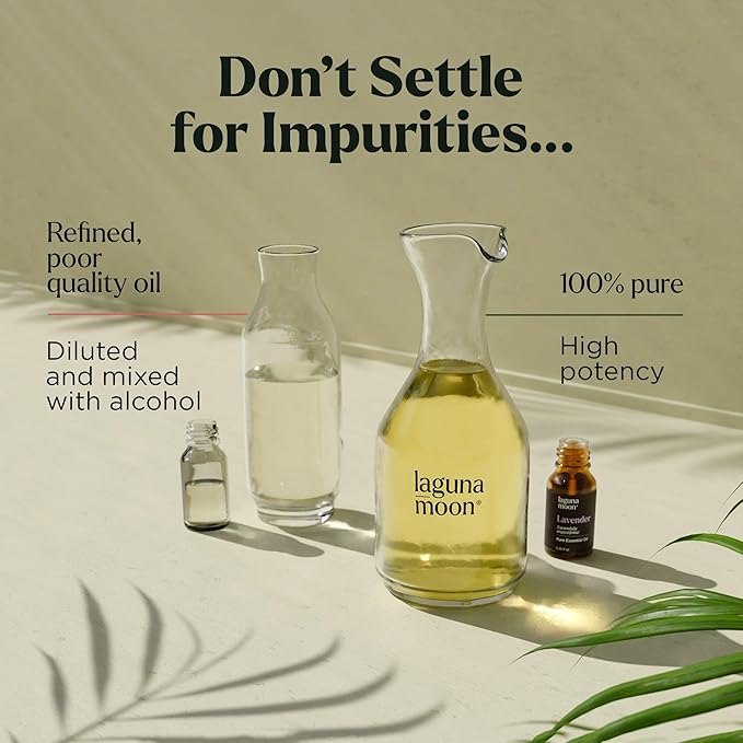 Lagunamoon Essential Oils Set - 12 Piece Premium Grade Home Essentials Oils - for Diffusers, Fragrance, Scents for Candle Making - Natural Aromatherapy Oils for Cars & Home Products, Room Sprays