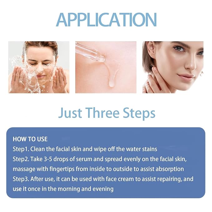 Olavita Face Serum, Liquid Solution anti Aging Serum, Vitamin C & E, Anti Aging Face Tightening, Boost Skin Collagen, Reduce Wrinkles & Plump Skin. 3pcs