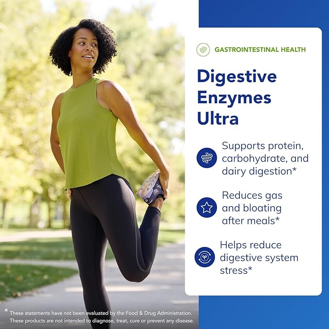Pure Encapsulations Digestive Enzymes Ultra - Vegetarian Digestive Enzyme Supplement to Support Protein, Carb, Fiber, and Dairy Digestion* - 180 Capsules