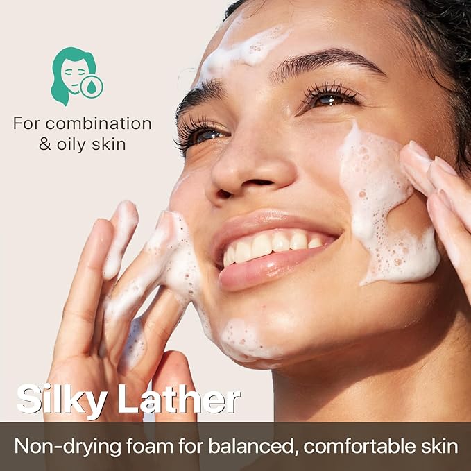 Beauty by Earth Foaming Face Wash Cleanser โ Natural & Organic Ingredients, Vegan Facial Wash, Gentle Daily Cleanser for Sensitive, Oily & Acne Prone Skin, Made in USA