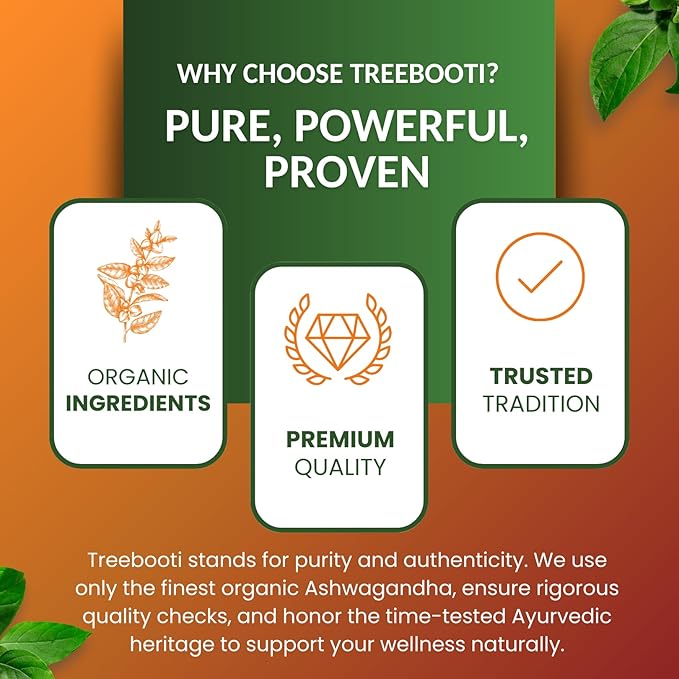 Premium Ashwagandha 800mg – High Potency Root Extract | Non-GMO, Gluten-Free – 60 Capsules