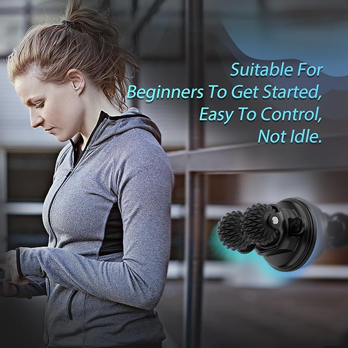 Massage Ball Roller 3 in 1 Wall Mounted Massager for Deep Tissue, Myofascial Release, Knots, Pain Relief,Trigger Point,Lymphatic Drainage for Full Body