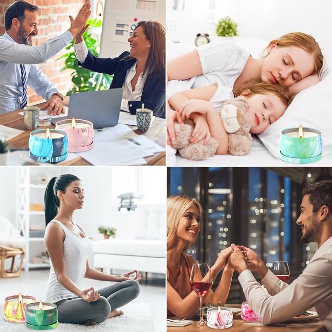 36 Pack Christmas Scented Candles Set for Home, Relaxing Stress Relief, Aromatherapy - Natural Soy Wax and Fragrance - Gifts for Women, Mom, Best Friend, Wife, Birthday