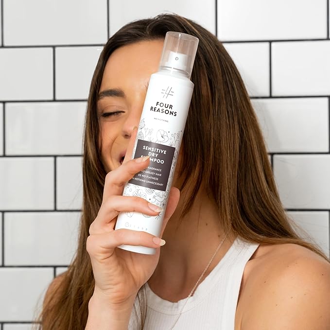 No nothing Very Sensitive Dry Shampoo - Fragrance Free Dry Shampoo, 100% Vegan, Hypoallergenic, Unscented, Gluten Free, Soy Free, 1.058 oz