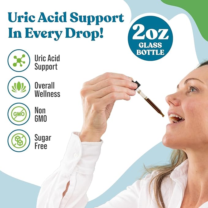 Uricel - Advanced Uric Acid Support & Cleanse Supplement - Liquid Delivery for Better Absorption - Tart Cherry, Chanca Piedra, Celery Seed, Turmeric & More!